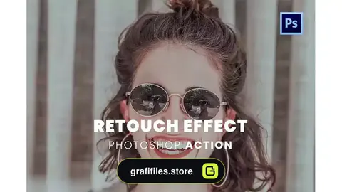 اکشن فتوشاپ افکت روتوش عکس Retouch Effect Photoshop Action