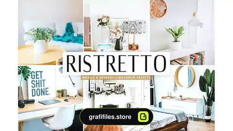 پریست لایت روم به همراه اکشن فتوشاپ Ristretto Mobile & Desktop Lightroom Presets