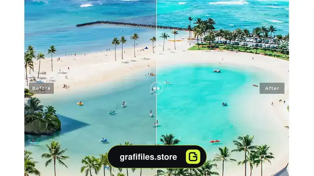 پریست لایت روم به همراه اکشن فتوشاپ Riviera Mobile & Desktop Lightroom Presets