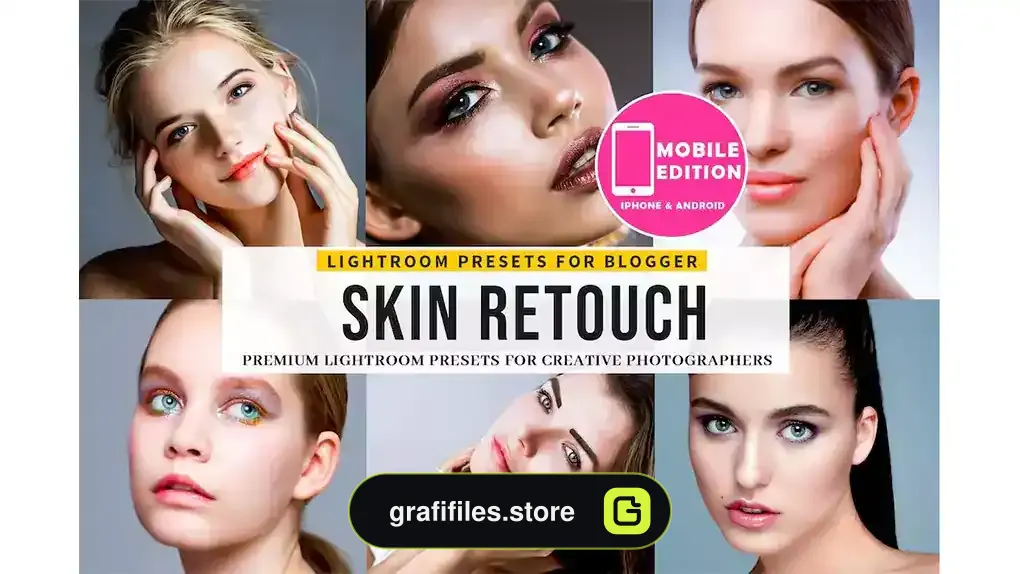 پریست لایت روم رتوش پوست Skin Retouch Lightroom Presets