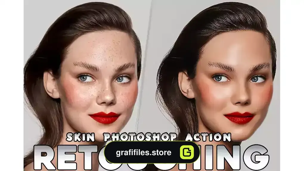 اکشن فتوشاپ روتوش چهره فشن Skin Retouching HDR Fashion Photoshop Action