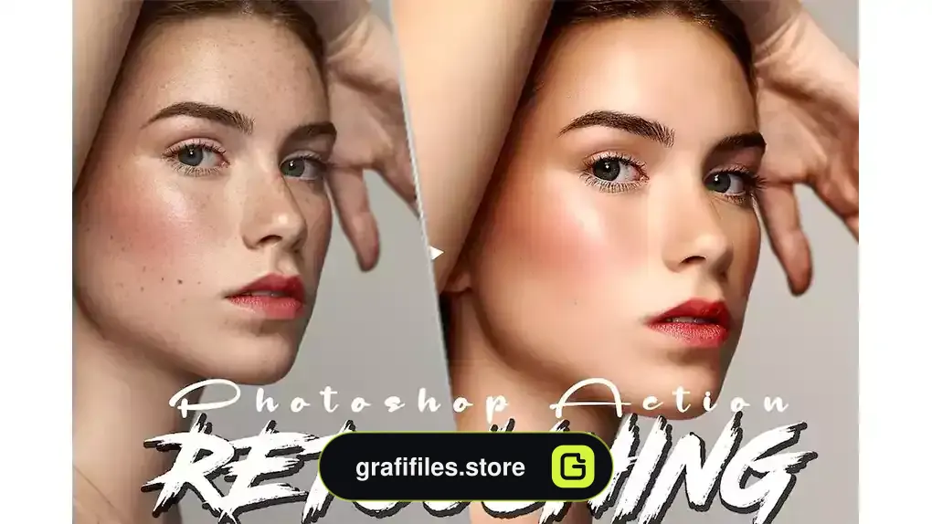 اکشن فتوشاپ روتوش پوست Skin Retouching Photoshop Action