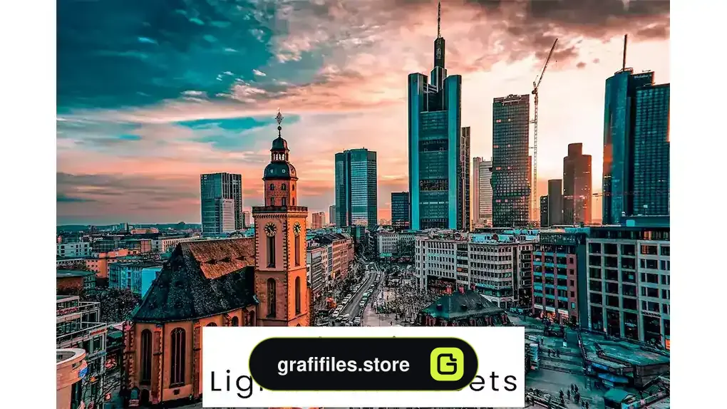 پریست لایت روم آسمان شهر Sky City Lightroom Presets