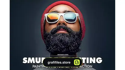 اکشن فتوشاپ Smudge Professional Photoshop Action