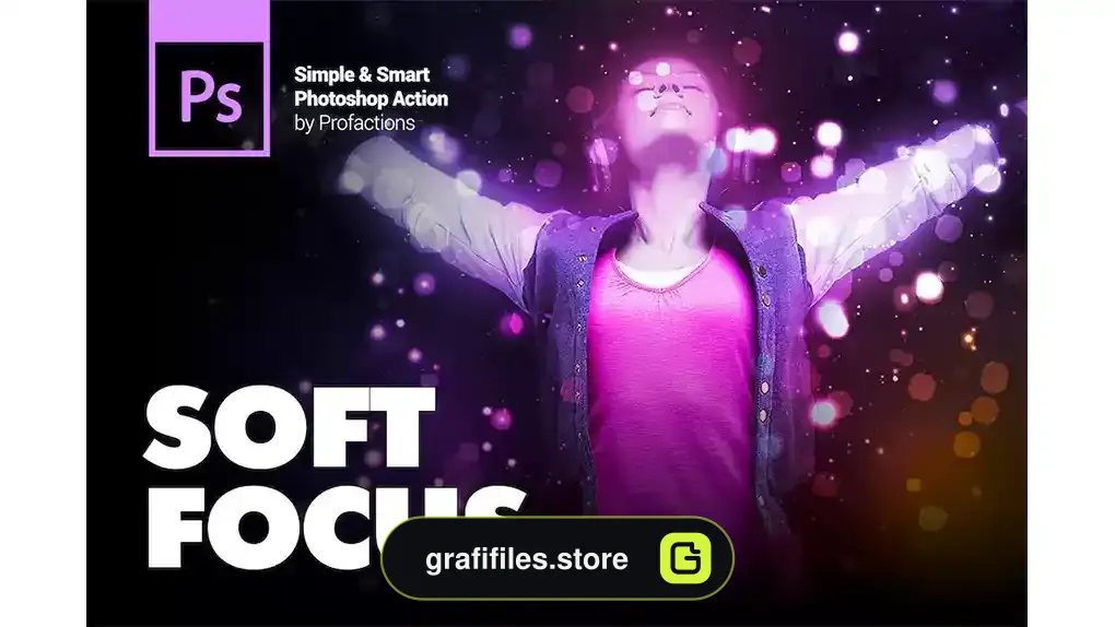 اکشن فتوشاپ افکت فوکوس Soft Focus Photoshop Action