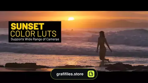 پریست اصلاح رنگ غروب آفتاب Sunset LUTs