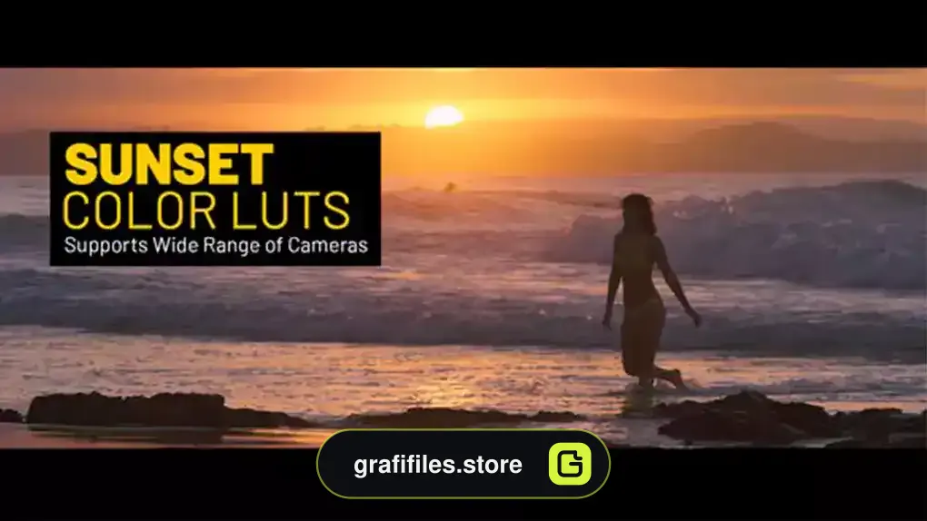 پریست فاینال کات غروب آفتاب Sunset LUTs for Final Cut