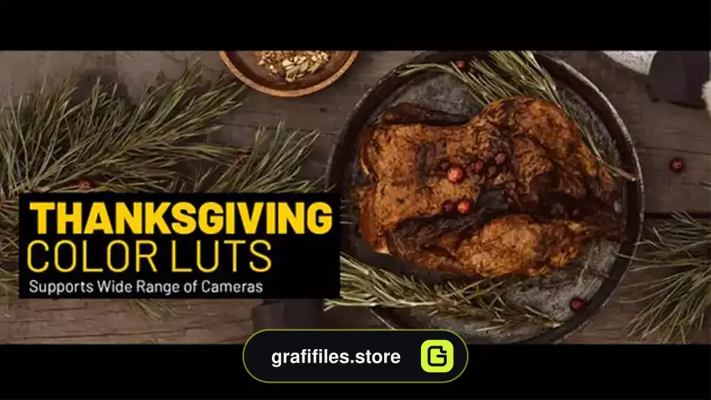 پریست فاینال کات روز شکرگزاری Thanksgiving LUTs for Final Cut