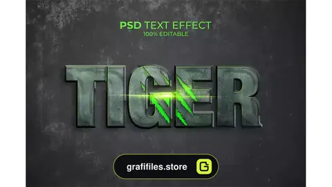 افکت متن پنجه ببر Tiger Claws Text Effect