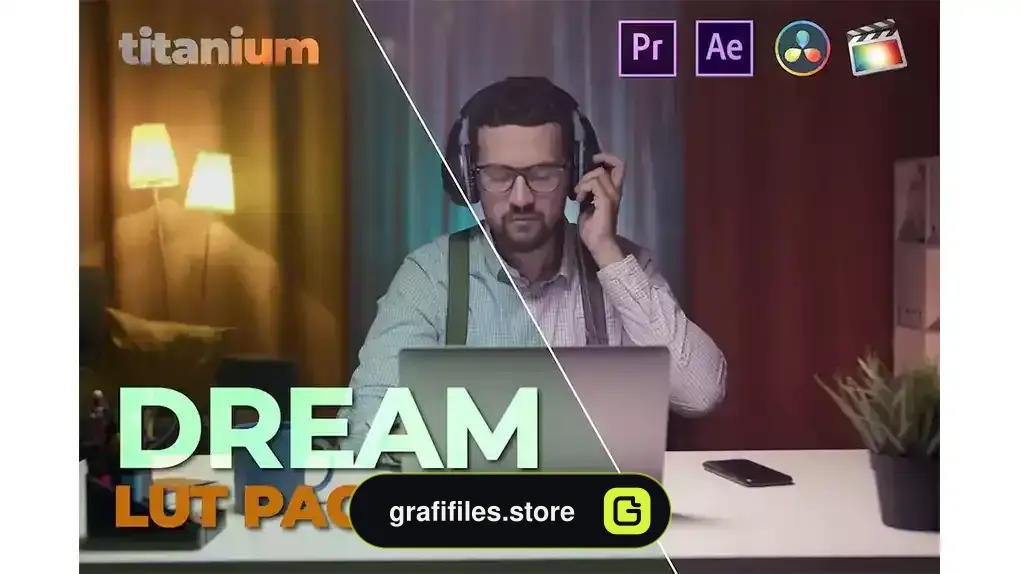 پریست اصلاح رنگ Titanium Dream LUT Pack (15 Luts)