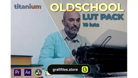 پریست اصلاح رنگ Titanium Oldschool LUT Pack (10 Luts)