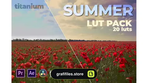 پریست اصلاح رنگ تابستان Titanium Summer LUT Pack (20 Luts)