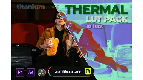 پریست اصلاح رنگ Titanium Thermal LUT Pack (10 Luts)