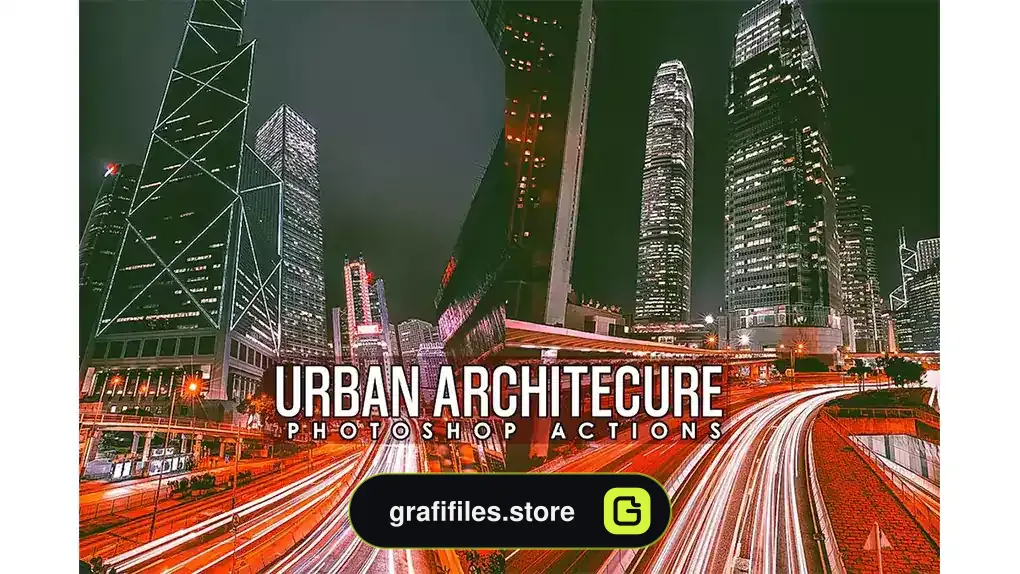 اکشن فتوشاپ افکت معماری شهری Urban Architecture Photoshop Actions