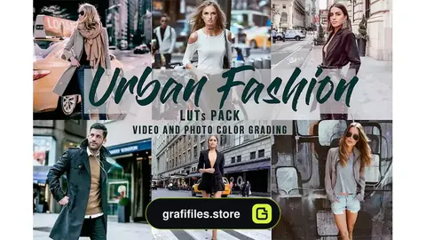 پریست اصلاح رنگ فشن شهری Urban Fashion - LUTs Pack