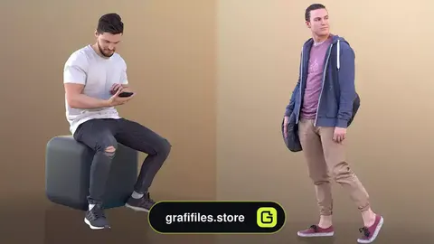 آبجکت انسان در حالات مختلف