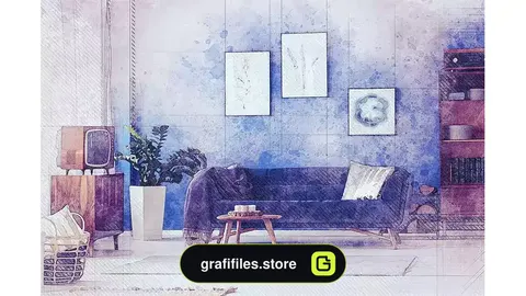 اکشن فتوشاپ افکت هنری Technical Art 2 Photoshop Action