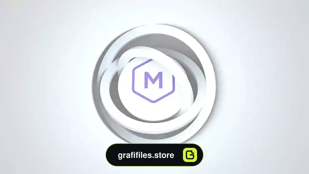 پروژه لوگو موشن افترافکت 3D Circles Logo