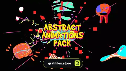 پروژه افترافکت انیمیشن انتزاعی Abstract Animations Pack