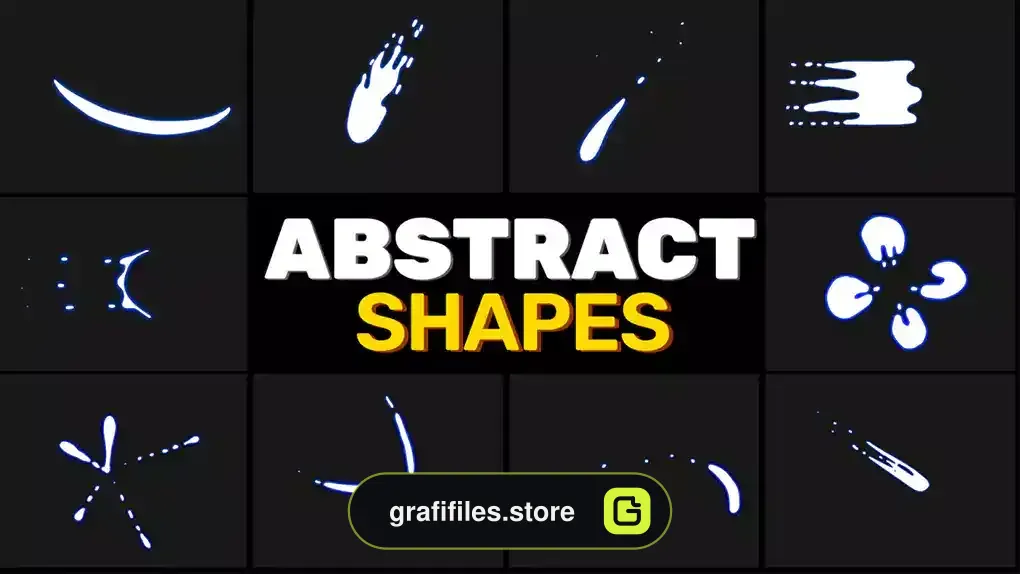 پروژه افترافکت اشکال انتزاعی Abstract Shapes