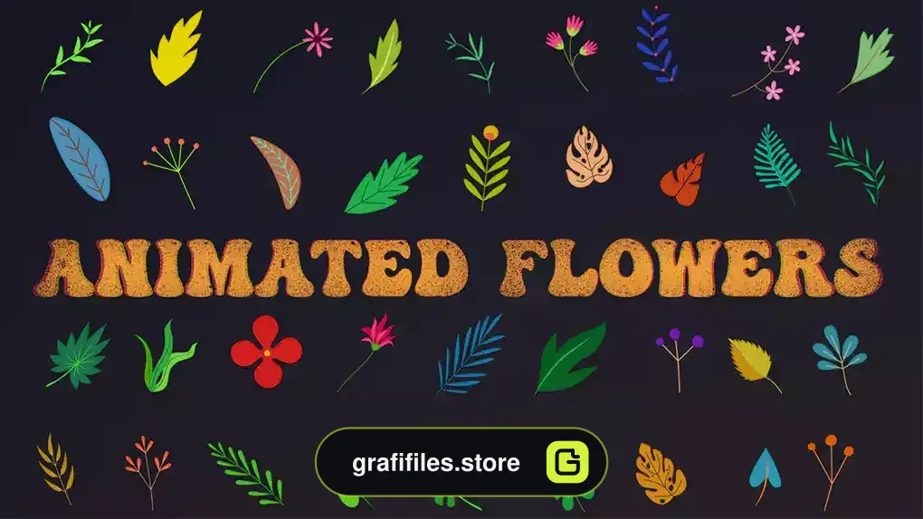 پروژه افترافکت گل متحرک Animated Flowers