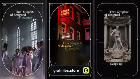 پروژه افترافکت استوری تایپوگرافی هنری Art Typography Stories