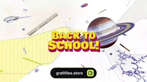 پروژه افترافکت تیزر تبلیغاتی مدرسه Back To School Promo