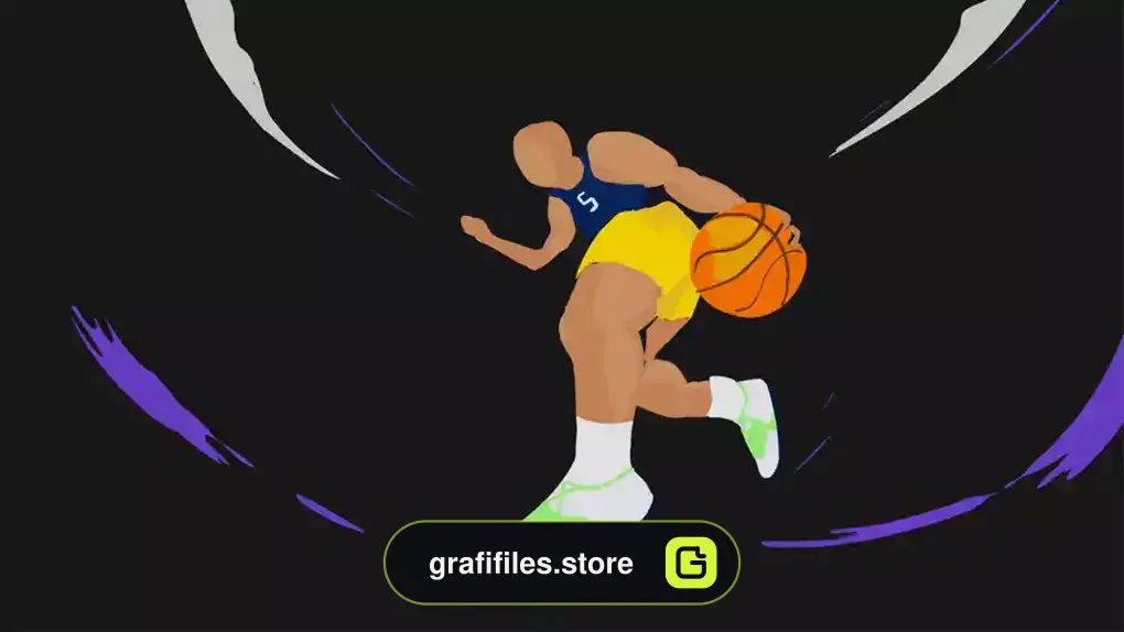 پروژه افترافکت لوگو بسکتبال Basketball Logo