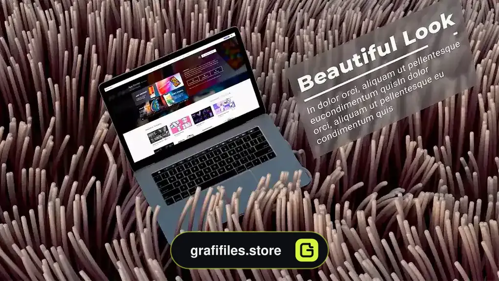 پروژه افترافکت معرفی وب سایت زیبا Beautiful Web Promo