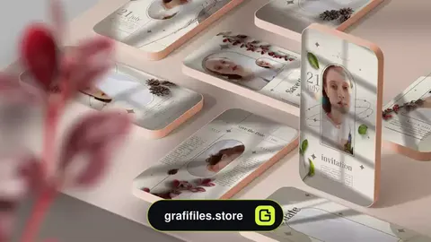 پروژه افترافکت استوری عروسی Beauty & Wedding Stories Pack