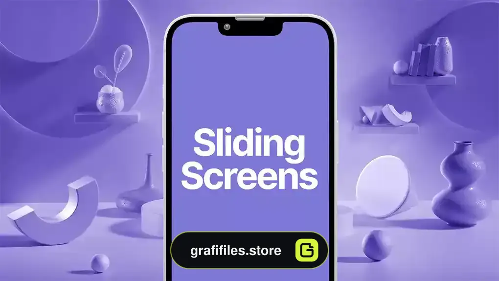 پروژه افترافکت اسلایدشو با گوشی سه بعدی BG Device Slides