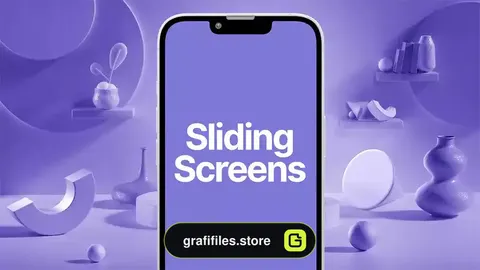 پروژه افترافکت اسلایدشو با گوشی سه بعدی BG Device Slides