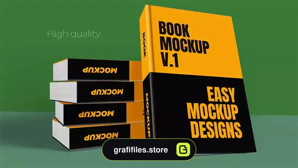 پروژه افترافکت موکاپ کتاب Book Mockup