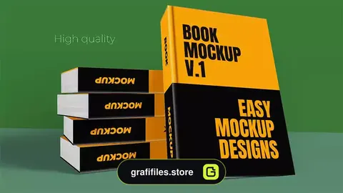 پروژه افترافکت موکاپ کتاب Book Mockup