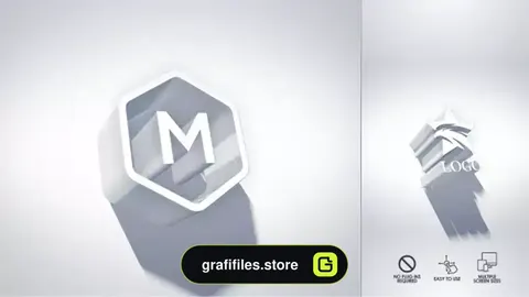 پروژه لوگو موشن افترافکت Clean & Quick Logo Reveal