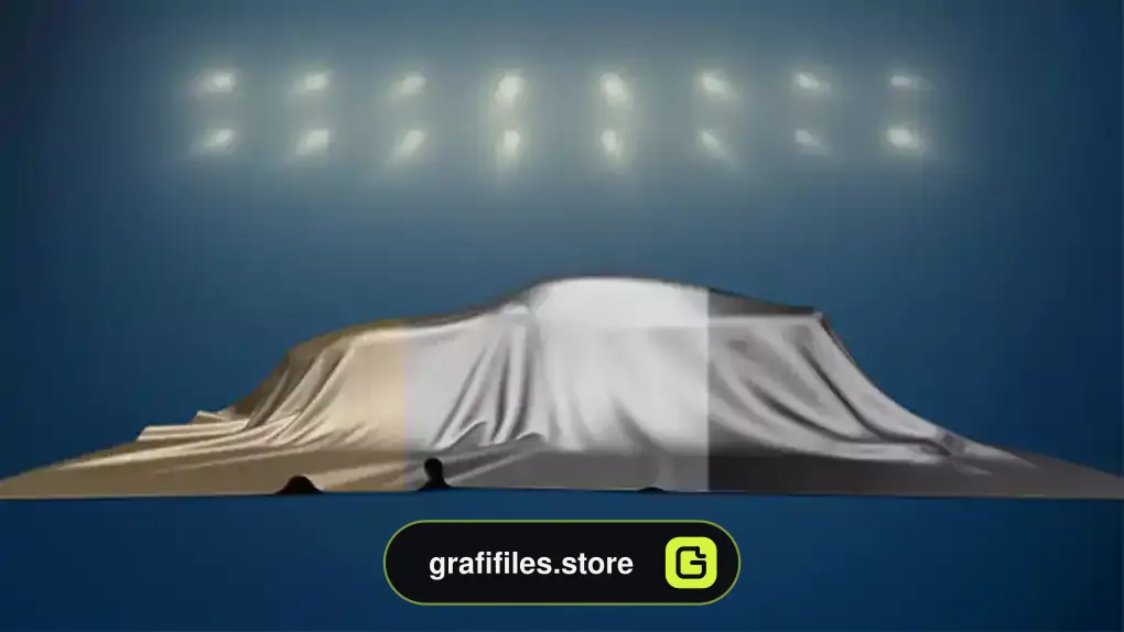 پروژه افترافکت لوگو ماشین Cloth Car Logo Reveal