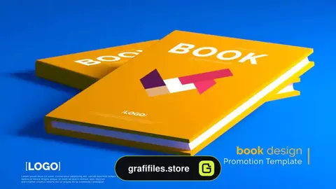پروژه افترافکت تیزر تبلیغاتی کتاب رنگارنگ Colorful Book Promo