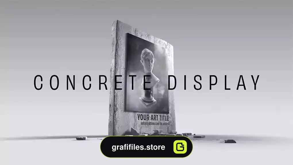 پروژه افترافکت اسلایدشو Concrete Display Slides