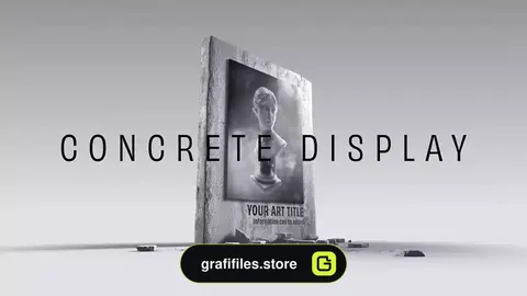 پروژه افترافکت اسلایدشو Concrete Display Slides