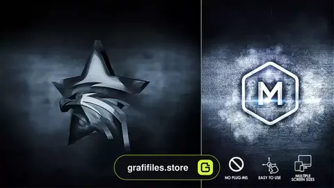 پروژه لوگو موشن افترافکت Crackin' The Wall Logo Reveal