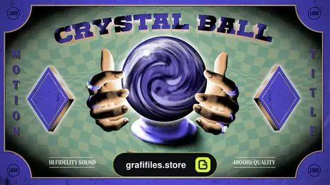 پروژه لوگو موشن افترافکت Crystal Ball Logo