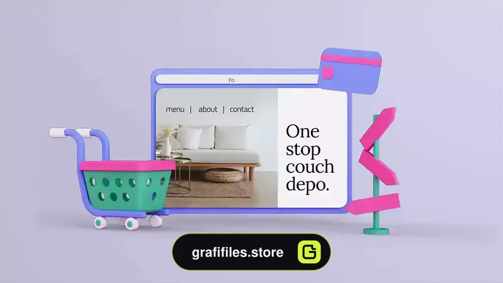 پروژه افترافکت Cute 3D Media Placeholders