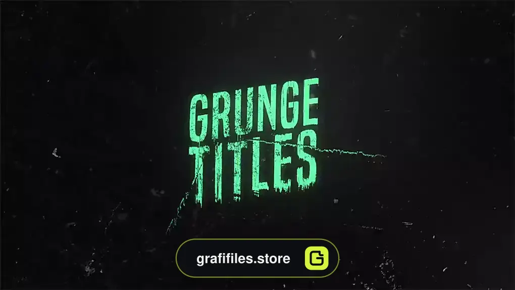 پروژه افترافکت تایتل گرانج Damaged Grunge Titles