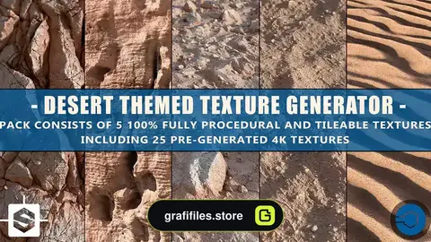 تکسچر بیابان Desert Themed Texture