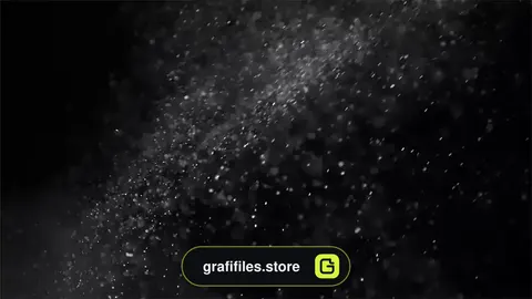 فوتیج ذرات گرد و غبار معلق در هوا Dust Particles Floating In Air