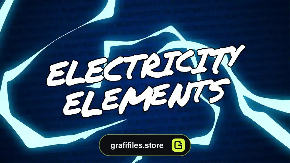 پروژه افترافکت افکت کارتونی الکتریکی Electricity Elements