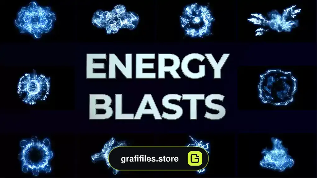 پروژه افترافکت انفجار انرژی Energy Blasts