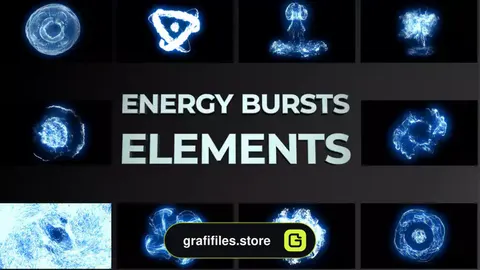 پروژه افترافکت افکت انفجار انرژی Energy Bursts Effects