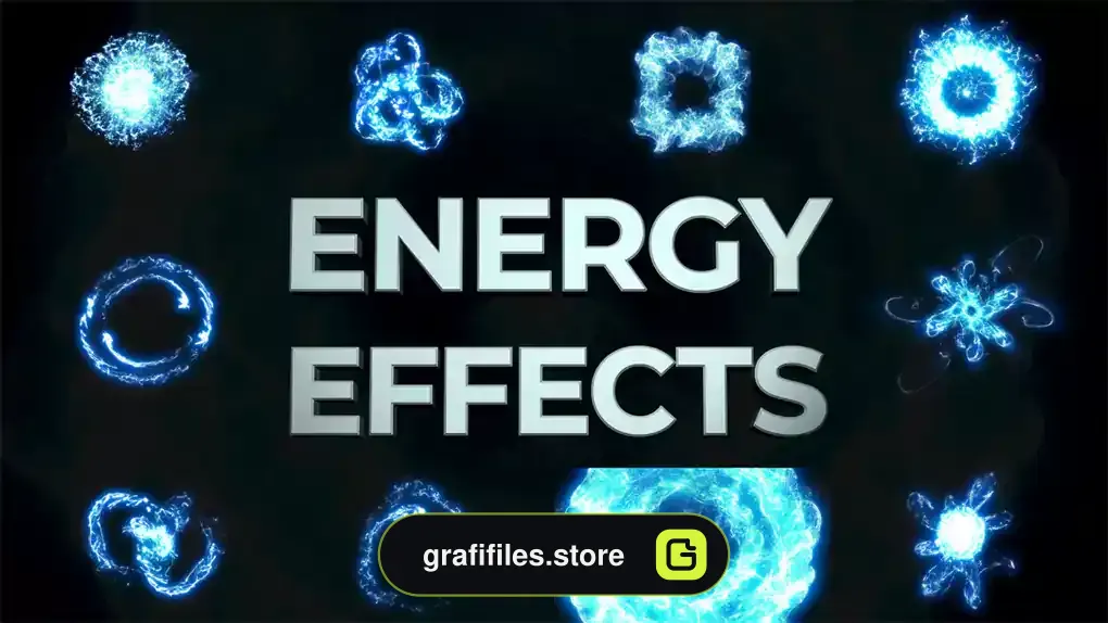 پروژه افترافکت افکت انرژی Energy Effects