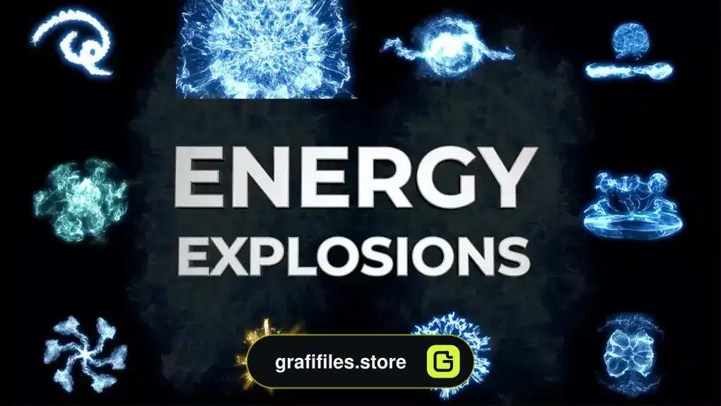 پروژه افترافکت انفجار انرژی Energy Explosions Pack